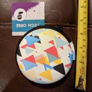 New Cute Colorful earbuds Case with Zipper "Tech Case"